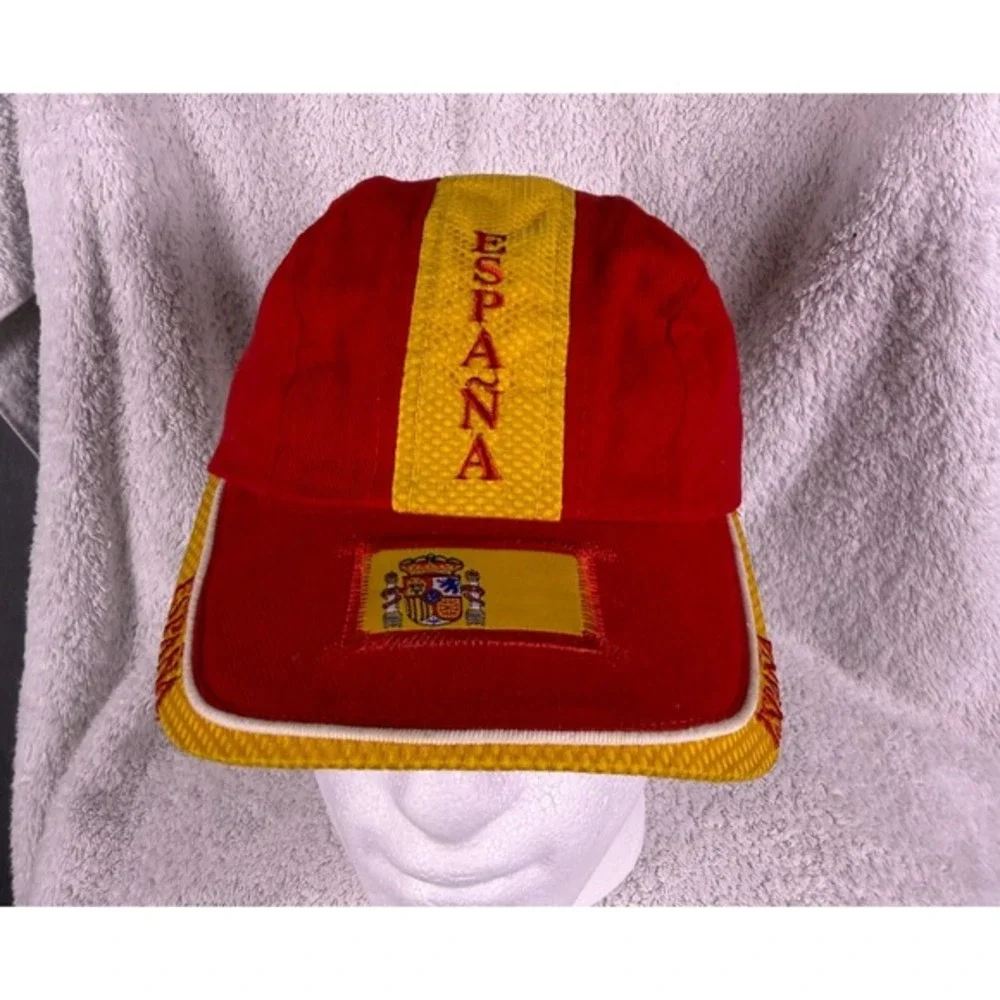 España Spain Robin Ruth Cap Hat‎ Yellow Red Adjustable Soccer/Football OSFA